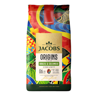 Jacobs Beans Origins Brazil Colombia 1kg Bag 10021126 OFFICIAL