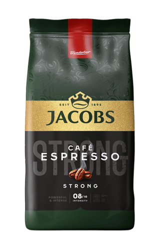 Jacobs Cafe Espresso Strong 1kg BEANS BG Resized